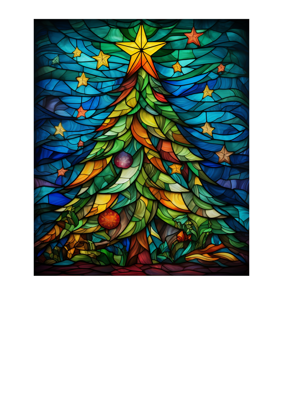Christmas Interchangeable Nightlight | Choose Your Frame & Art