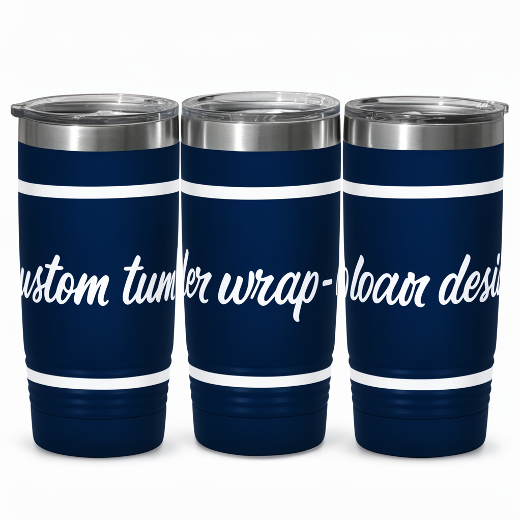 Custom Full Wrap Tumbler | Personalized with Your Artwork